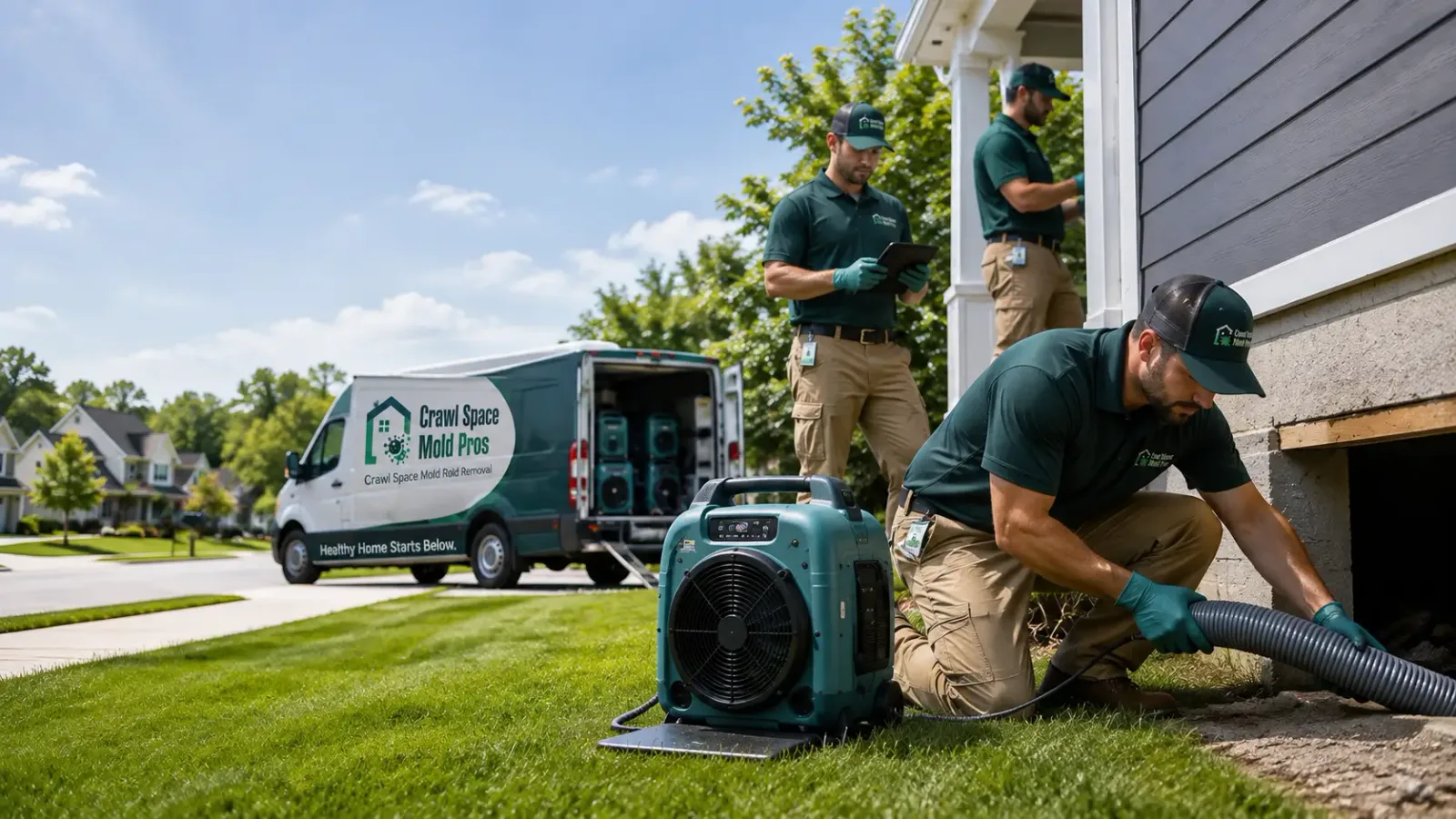 Crawl Space Mold Removal in Wolcott, NY